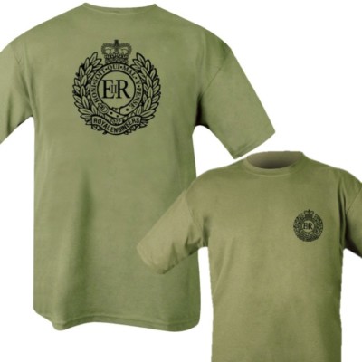 British Army Royal Engineers T-Shirt MENS S-2XL MILITARY SAPPER TOP 100% COTTON