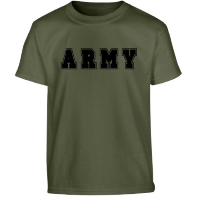 KIDS BRITISH ARMY T-SHIRT 3-13 years 100% COTTON BOYS Girls CADET SOLDIER TOP
