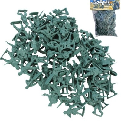 KIDS ARMY 108 pieces  TOY SOLDIERS SET BOYS SOLDIER ROLE PLAY