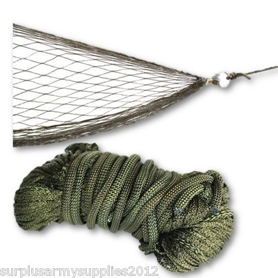 MILITARY MINI HAMMOCK CAMPING GARDEN BEACH HIKING TRAVEL BUSHCRAFT ARMY PORTABLE