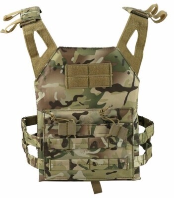 KIDS TACTICAL SPECIAL OPS JUMP PLATE CARRIER 5-12 YEARS BOYS AIRSOFT ARMY VEST