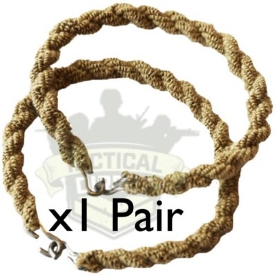1 Pair Army Trousers Twisters Twists Twisties Hiking Cadet Soldier Desert Coyote