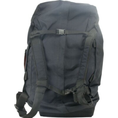 DUTCH MILITARY ISSUED DEPLOYMENT HOLDALL BLACK BAG RUCKSACK 80 LITRE GRADE 1