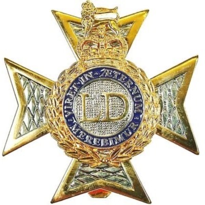 Light Dragoons Beret Cap Badge British Army Cavalry Issued Insignia Military