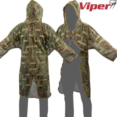 VIPER TACTICAL LIGHTWEIGHT MESH CONCEALMENT VEST MENS CAMOUFLAGE GHILLIE AIRSOFT
