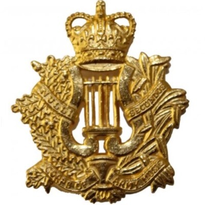Corps of Army Music Beret Cap Badge British Army Issued Military Insignia