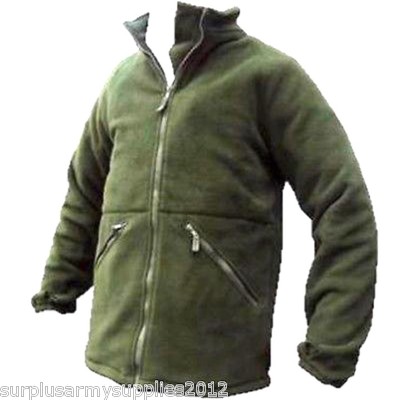 BRITISH ARMY SURPLUS THERMAL FLEECE 2000 ISSUE FIELD JACKET LINER COLD WEATHER
