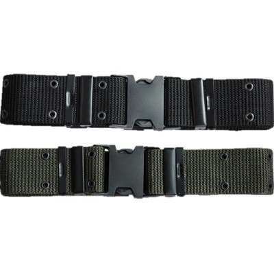 MENS COMBAT QUICK RELEASE BELT ADJUSTABLE WAIST ARMY WEBBING SECURITY POLICE