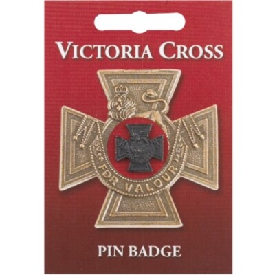 MINIATURE MILITARY VICTORIA CROSS PIN BADGE MENS KIDS GIFT ARMY RAF COLLECTOR