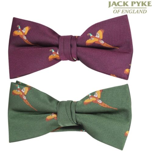 JACK PYKE PHEASANT BOW TIE MENS SUIT DICKIE BOW GIFT SHOOTING HUNTING Gift Boxed