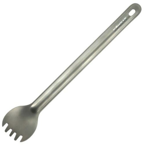 Army RATION PACK SPORK EXTRA LONG 22cm Titanium Fork Spoon CAMPING CADET FIELD