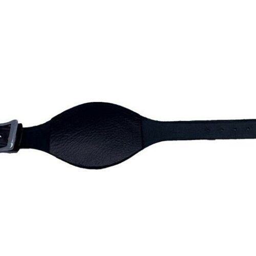 ARMY DELUXE Black LEATHER RANK WRISTLET | WRIST STRAP | SOLDIER BRACELET