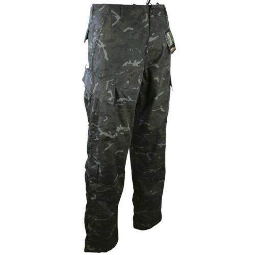 MENS ARMY COMBAT ACU TROUSERS S-3XL RIPSTOP CAMO CARGO PANTS BIKER WORKWEAR MTP