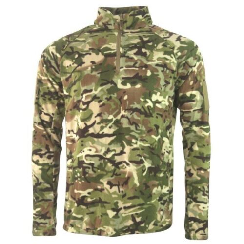 Alpha Mid-Layer Thermal Fleece 1/4 Zip Top MENS S-3XL ARMY UNDERSHIRT BTP Camo