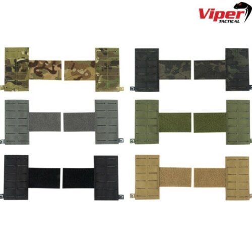 VIPER VX UTILITY RIG WING PANEL KIT ORGANISER LAZER MOLLE TABS AIRSOFT ARMY CAMO