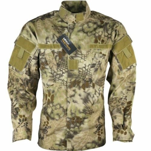 ACU Combat Camo Shirt Mens Tactical Lightweight Ripstop Jacket RapterKam Desert