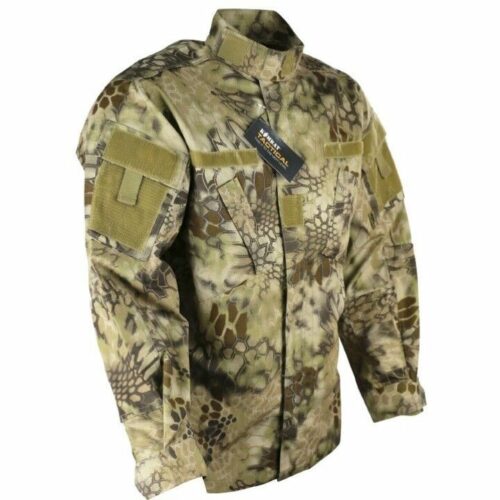 ACU Combat Camo Shirt Mens Tactical Lightweight Ripstop Jacket RapterKam Desert