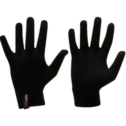 TUFFSTUFF Touch Screen Gloves Stretch Fit Lightweight Breathable Black Workwear