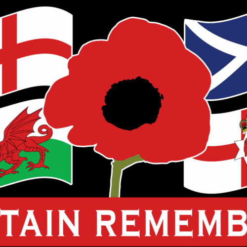 ARMY LARGE 5FT X 3FT BRITAIN REMEMBERS FLAG ENGLAND VE VJ Day REMEMBRANCE DAY