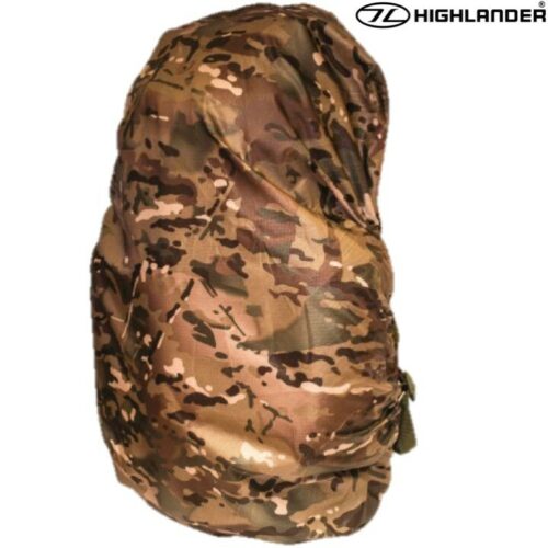 HIGHLANDER RUCKSACK COVER 30L 40L 60L 70 ARMY BERGEN CAMOUFLAGE WATERPROOF COVER