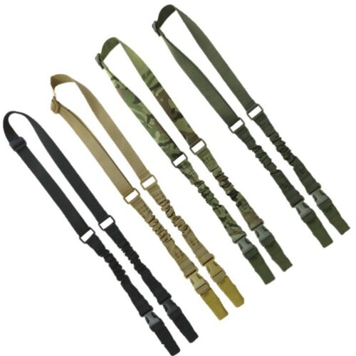 DOUBLE POINT BUNGEE RIFLE SLING GUN SHOULDER STRAP HUNTING SHOOTING AIRSOFT CAMO