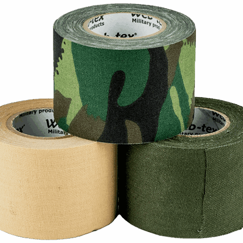 WEB-TEX 10M FABRIC TAPE ULTRA STRENGTH ADHESIVE RIFLE CONCEALMENT ARMY CAMO