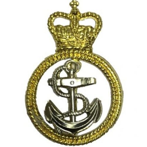 Royal Navy Petty Officer Beret Cap Badge RN MOD Issued Military Insignia