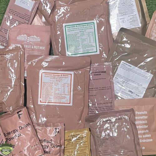 GENUINE BRITISH ARMY RATION MEAL POUCH DofE MRE CAMPING PREPPERS SURVIVAL FOOD