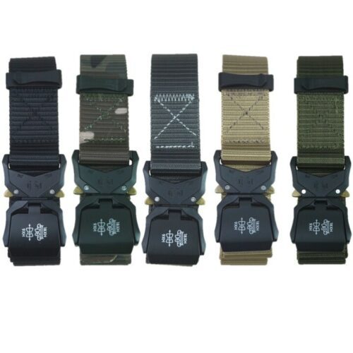 SPEC OPS MILITARY TACTICAL BELT QUICK RELEASE BUCKLE 32" - 46" MENS ARMY POLICE