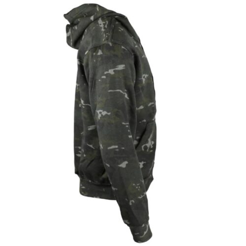 Mens Camouflage Zip Hoodie Jacket S-3XL Army Camo Hoody DPM Black BTP MTP Urban