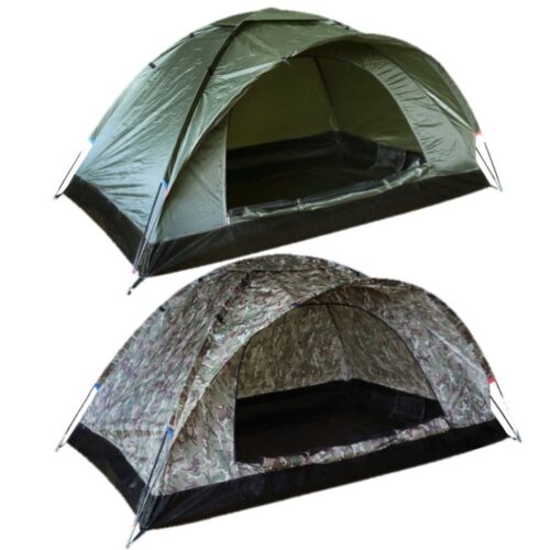 LIGHTWEIGHT 2 PERSON RANGER TENT MOSSI NET DOOR BIVI ARMY BTP CAMO CAMPING