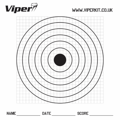 VIPER x100 PRO TARGET PAPER TARGETS Airsoft Shooting Practice