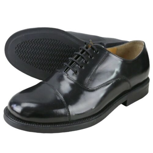 British Army Style Parade Shoes Leather Oxford Mens RAF Cadet Uniform Military