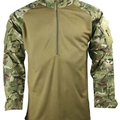 BRITISH ARMY STYLE UBAC TOP LONG SLEEVE UNDER ARMOUR Fleece SHIRT BTP MTP Camo