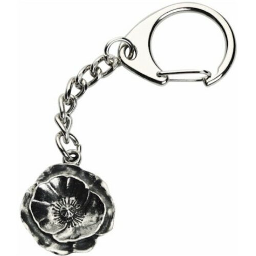 WORLD WAR 1 POPPY KEYRING WW1 ARMY BRITISH RAF AIRCRAFT GIFT COLLECTORS