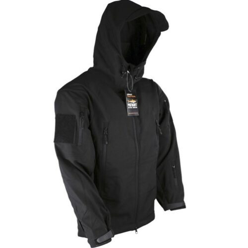 PATRIOT TACTICAL SOFT SHELL JACKET MENS S-3XL FLEECE LINED COAT ARMY CAMO BLACK