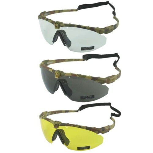 Ranger Glasses Camo Frame Tactical Sports Eye Protection UV400 Cycling Outdoors