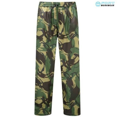 MENS FORT WORKWEAR CAMO TROUSERS WATER RESISTANT RIPSTOP WINDPROOF ARMY DPM COAT