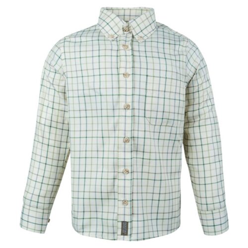 JACK PYKE KIDS COUNTRY SHIRT 5-13 YRS BOYS GIRLS HUNTING SMART CHECKED TOP GREEN