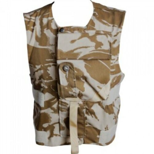 BRITISH ARMY BODY ARMOUR COVER VEST ECBA PLATE CARRIER FLAK DESERT CAMO