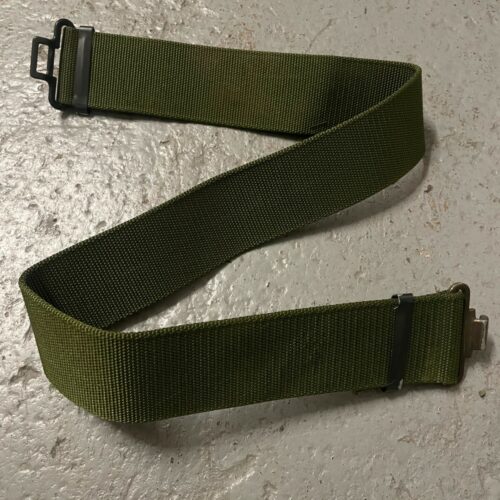 BRITISH ARMY 32" S95 CANVAS WORKING BELT DRESS BELT Issued Surplus (B11)