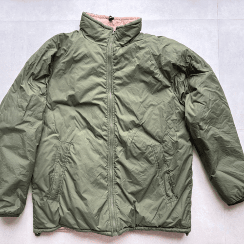 British Army Thermal Reversible Jacket Size Large GREEN/SAND Genuine Surplus