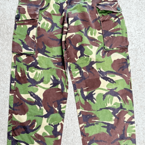 BRITISH ARMY TEMPERATE TROUSERS DPM Camo 30"W 33"L GRADE 1 Issued SURPLUS (B2)