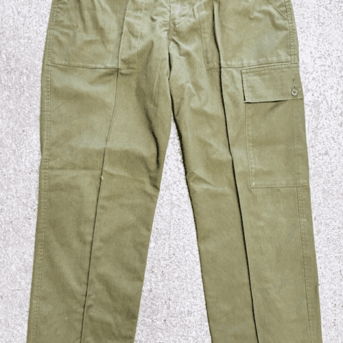 BRITISH ARMY ISSUED GREEN LIGHTWEIGHT TROUSERS 80/80/96 GRADE 1 CADET (B6)