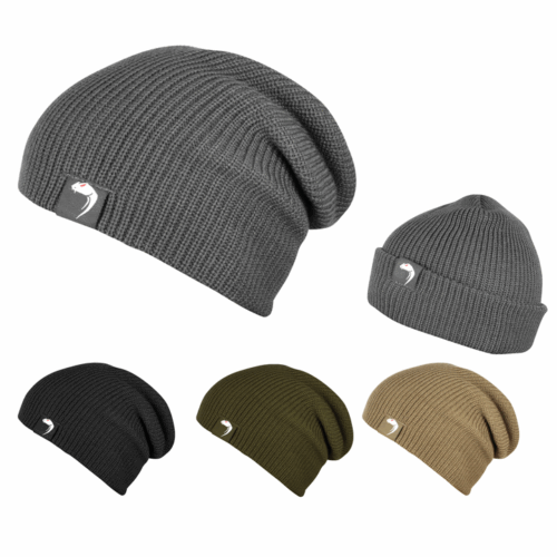Viper Acrylic Bob Hat Mens Thick Knit Beanie Tactical Army Green Black Headwear