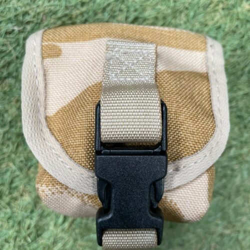 BRITISH ARMY AP Grenade POUCH Desert Camouflage Webbing Issued Surplus B12