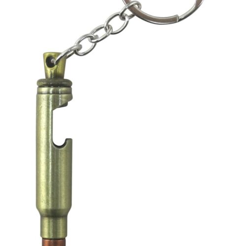 Bullet Bottle Opener Keyring Army 5.56 Shape Present Male Man Cave Lager Beer