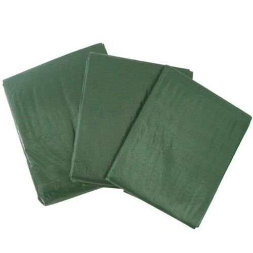 Waterproof Tarpaulin Groundsheet Wild Camping Tent Caravan Cover Army Green