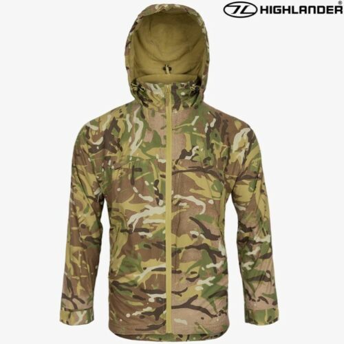 HIGHLANDER Halo Zip Jacket  BRITISH ARMY STYLE MTP Camo FLEECE LINED RIPSTOP