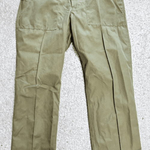 BRITISH ARMY ISSUED GREEN LIGHTWEIGHT TROUSERS 75/76/92 GRADE 1 CADET (B3)